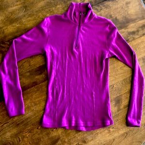MINUS 33 Merino Wool Base layer 1/4 Zip Pullover Sweater